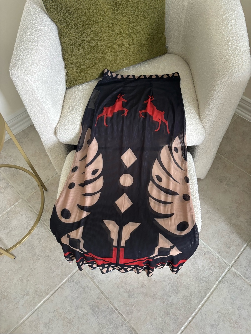 Commense CoverUp with Rust & Cream Abstract Accents - Picture 5 of 5